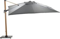 Garden Impressions Hawaii Big Pole Zweefparasol - 350x350cm - Donkergrijs