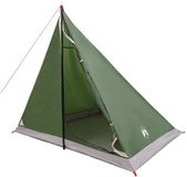 vidaXL Backpacking Tent 2-persoons Groen 185T Polyester met PU Coating