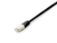 Equip CAT6a sFTP kabel 0.25 meter Zwart