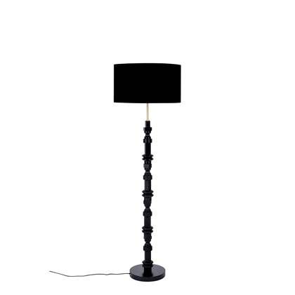 Zuiver Totem Vloerlamp - Zwart - Aluminium - 8718548059924