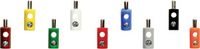 Merkloos Modelspoor stekker 2.6 mm 100 stuk(s) Blauw, Geel, Grijs, Groen, Bruin, Rood, Oranje, Wit, Zwart