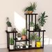 Ibenzoa® Moderne support de plante en métal, noir