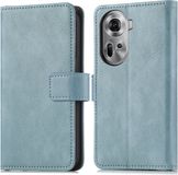 iMoshion Hoesje Oppo Reno 11 F - Book Case - Lichtblauw - Met Pasjeshouder