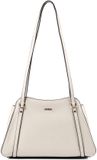 GUESS Xena Shoulder Satchel Bag Light Taupe
