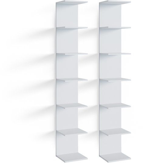 Vicco Paolo Wandrek - Wit - 30 x 190 cm - Set van 2