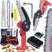 Rosfix Scie à chaîne électrique sans fil RP21V Set - 21V 1200W - Guide et chaîne 6