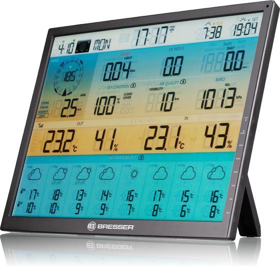 BRESSER Weerstation - Basisstation - Digitaal - Grijs