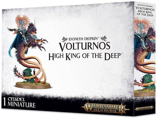 Games Workshop Age of Sigmar Aelves Idoneth Deepkin: Akhelian King/Volturnos High King of the Deep