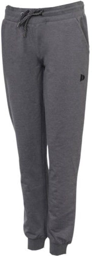 Donnay Dames Stretch Joggingbroek Jana Charcoal-marl S