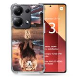 Cokitec Xiaomi Redmi Note 13 Pro 4G Animal Lion Reflet Versterkte hoes
