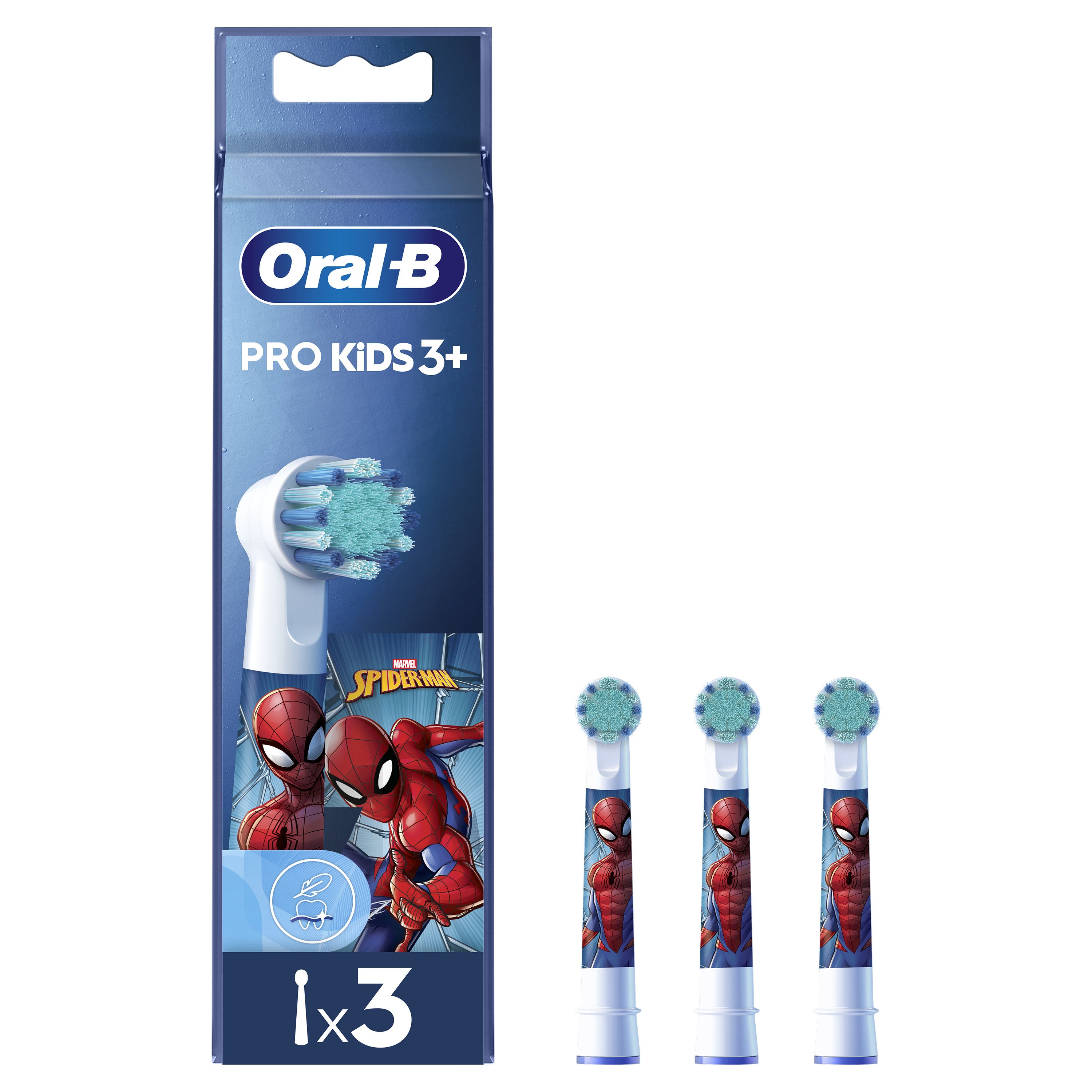 Oral-B Pro Kids Spider-Man Opzetborstels - 3 stuks