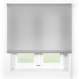 Blindecor Ara Clement Grijs Zilver | Rolgordijn met doorschijnende stof 120 x 190 cm