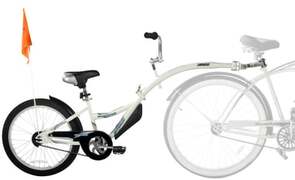 WeeRide Tandem Aanhangfiets Copilot White