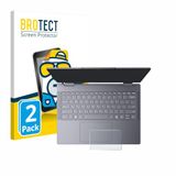 BROTECT Schermbeschermer voor Lenovo IdeaPad 5 2-in-1 14" Touchpad | 2 Stuks Mat Screen Protector Made in Germany Laptops Anti-Glare Ontspiegelend Anti-Vingerafdruk Antireflecterende