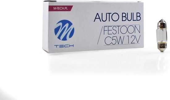 M-TECH C5W 12V - 31mm - Helder - 10 stuks