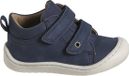 Vertbaudet Soepele leren enkellaarsjes voor baby's, marineblauw, maat 21