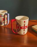 Alessi Holyhedrics Mok - ESA9/1 - 400 ml - Rood