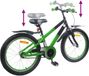 vidaXL Vélo enfant 20 pouces Vert/Noir
