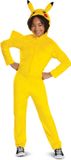 Disguise POKÉMON Pikachu Jumpsuit met Capuchon Deluxe, Maat L (10-12 Jaar)