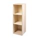Rayher opbergruimte met open bovenkant met 3 compartimenten 62599000, houten wandplank met meerdere compartimenten, 32 x 11 x 8,7 cm, veelkleurig