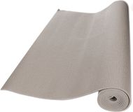 Merkloos / Sans marque Yogamat zilvergrijs 173 x 61 cm - fitness mat - yoga mat - pilates mat - makkelijk te reinigen