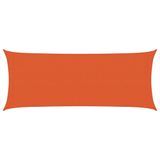 VidaXL Zonnezeil 160 g/m² 2x5 m HDPE Oranje