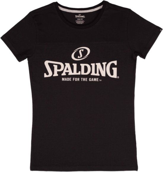 Spalding Essential Logo T-Shirt - Black - Women's XL