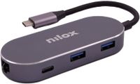 Nilox MINI DOCKING STAT HDMI 3USB PD ETH USB Type-C