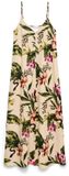 Vero Moda VMLYRA Lange jurk Bisque Gebloemd Mouwloos V-hals Viscose L