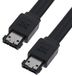 PremiumCord Kabel eSATA-eSATA, 1 m, afgeschermd, zwart