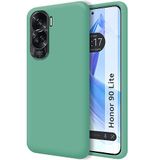 Hoesjes Huawei Honor 90 Lite 5G (groen) Hoesje van vloeibare siliconen ultrazacht