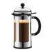 Bodum Chambord - Koffiezetapparaat - 8 kopjes - Zwart, Transparant
