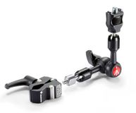 Manfrotto 244MICROKIT Braccetto Base con Nano Clamp, Nero