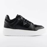 GUESS Delove Lage sneakers Vrouwen Zwart Synthetisch Plateau Gebloemd Veters