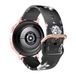 MoKo Band Compatible with Samsung Galaxy Watch 3 41mm/Galaxy Watch 42mm/Galaxy Watch Active/Active 2/Gear S2 Classic, Soft Silicone Printing Pattern Adjustable Replacement Strap, Black & Gray