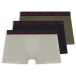 HUGO Boxershorts lichtbeige / rood / zwart