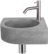 Differnz Cleo Hoekfontein - Béton gris foncé - 31,5 x 31,5 x 10 cm