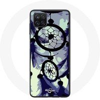 Maniacase Samsung Galaxy A42 5G Hoesje Dream Catcher Grijs Zwart