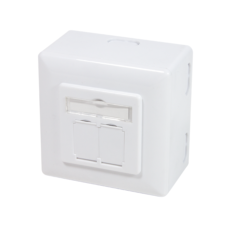LogiLink NP0039A - Wandcontactdoos - Wit