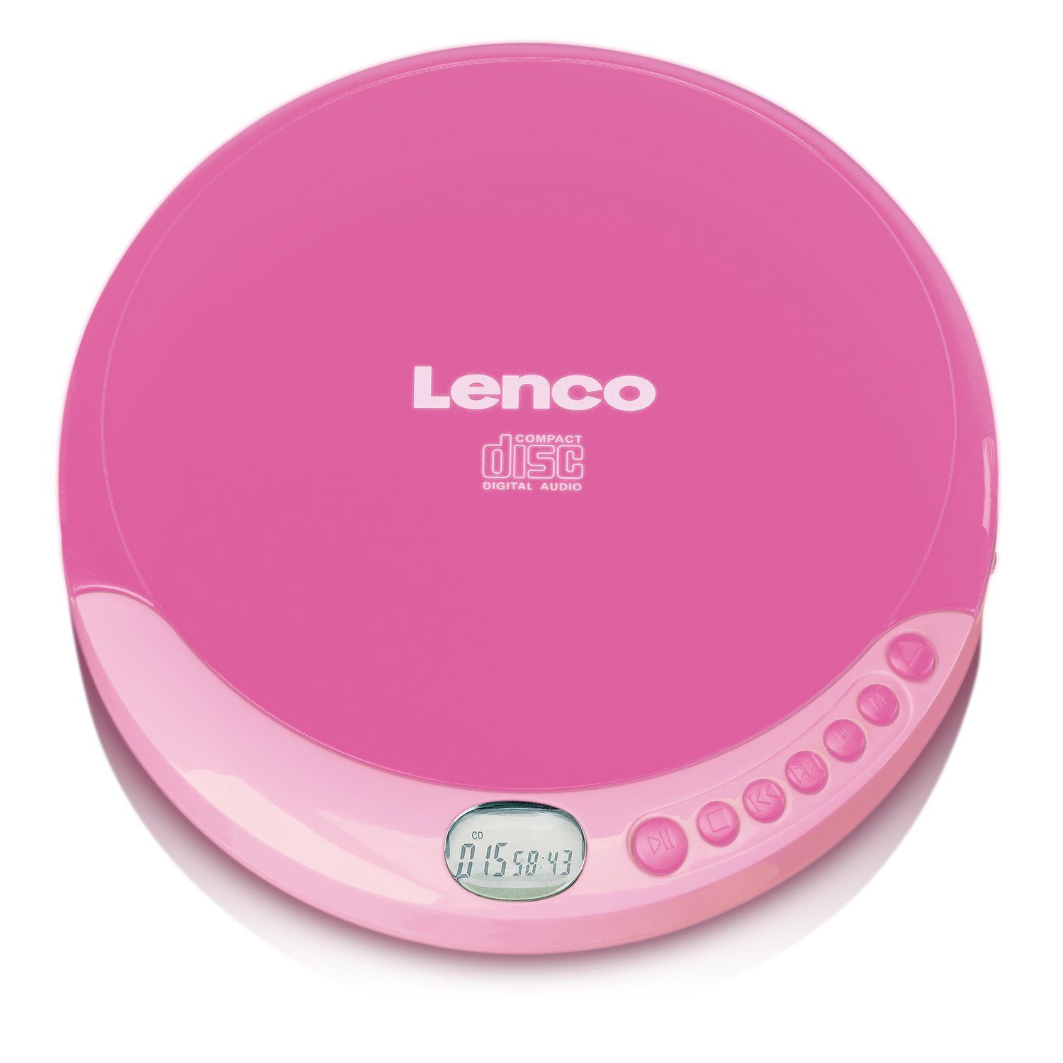 Lenco CD-011 Draagbare CD Speler - Roze