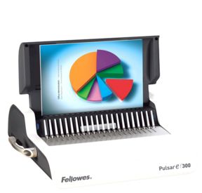 Fellowes Pulsar-e - Inbindmachine - elektrisch - plastic bindrug - 300 vel - wit