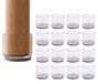 Icecat 16 bouchons en feutre en silicone pour pieds de meubles, 30 mm