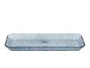 BITZ 30683 Plat de service Verre Bleu Rectangulaire 38 x 14 x 3 cm