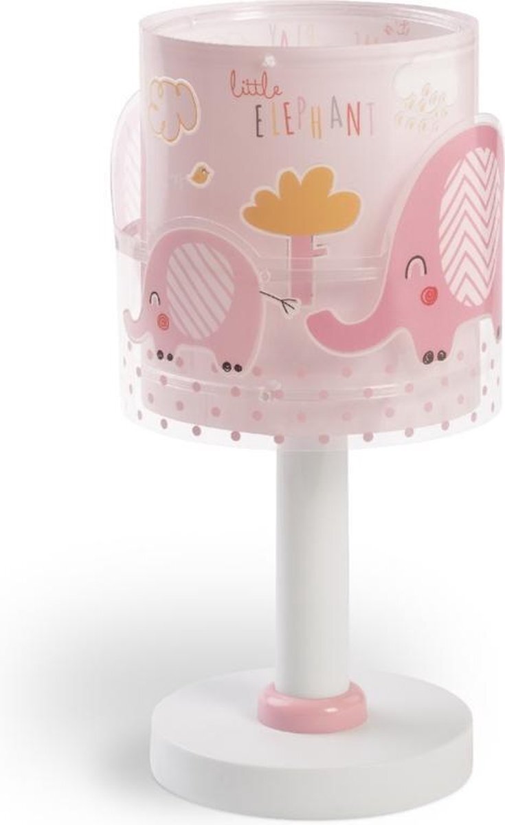 Dalber Little Elephant - Tafellamp - Roze