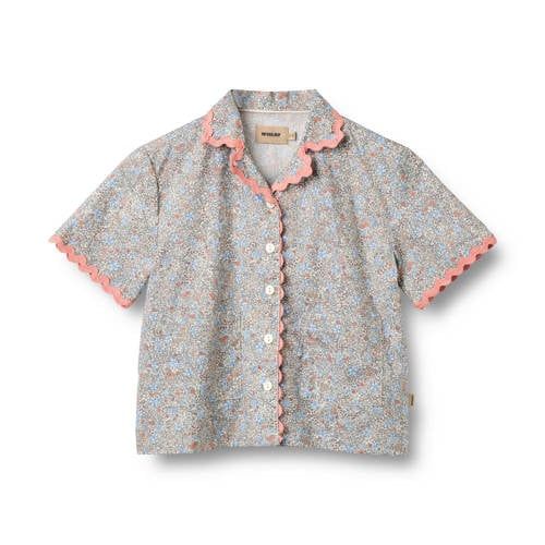 Wheat gebloemde blouse beige