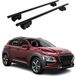 Hyundai barres de toit, barre transversale, pour Hyundai Kona, année 2017-2023, métal noir, avec homologation ABE
