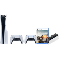 Sony PlayStation 5 Slim Disc Edition + Battlefield 6 + Extra Controller Wit + Oplaadstation