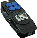 Brennenstuhl Stroomstripconsole met differentieel 30mA 5m