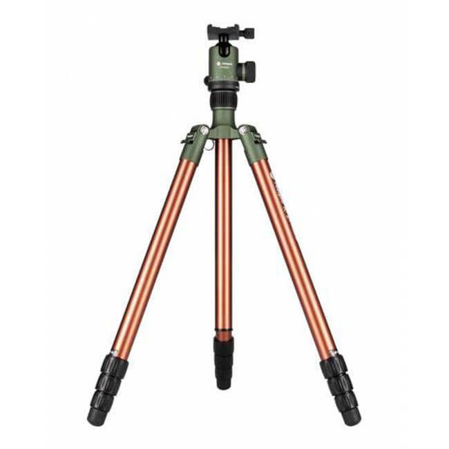 Fotopro X-Go Predator Aluminum Tripod - Green with FPH-62Q Ball Head