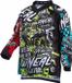 O'NEAL Element Wild V.22 Youth Motocross Jersey - Zwart/Blauw/Rood/Wit/Geel - S